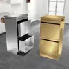 Gabinete de Herramientas de Peluquería Gabinete de Herramientas de Barbería Estante de Almacenamiento para Peinadores de Acero Inoxidable Gabinete de Exhibición de Pie