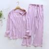 Ropa de Algodón Puro para Mujer, Mono de Apertura Total con Cremallera para Fisioterapia, Cuidado del Algodón, Ropa para Fractura, Hemiplejia, Postrados, Rehabilitación, Tops y Pantalones de Acupuntura
