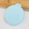 Pente com Espelho Air Bag Cor Doce Macaron Meninas Cabeleireiro Pente Dobrável Material Escolar Pente de Massagem com Almofada de Ar