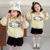 Chaquetas para niñas Primavera y Otoño 2025 Nuevo Estilo Infantil Chaquetas de Otoño para Niñas Chaquetas de Otoño con Capucha Tops