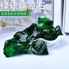 Fornecimento direto da fábrica fluorita verde natural cristal branco citrino pedra original pedra de aromaterapia fluorita pedra de expansão ornamentos