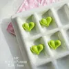 Corazón Gordo Acrílico Agujero Recto Dopamina Cuentas Hechas a Mano Material para Cadena de Teléfono Móvil Pulsera Accesorios de Joyería DIY