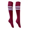 Calcetines de Fútbol Transfronterizos para Niños, Hombres, Mujeres, Adultos y Niños, Anti-Pilling, Grosor Medio, Alta Elasticidad, Calcetines de Fútbol Largos de Color Sólido