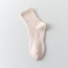 Calcetines Blancos para Mujer, Primavera y Verano, Calcetines Cortos de Algodón de Xinjiang, 7A Antibacterianos, Resistentes al Olor, Absorbentes de Sudor, Calcetines de Media Caña para Mujer, Venta al por Mayor desde Zhuji