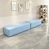 Sofá de área de descanso para salón de uñas, banco largo, sofá de banco largo para jardín de infantes con tapicería suave [Entrega en 48 horas] Otro