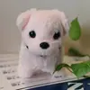 Cachorro de Brinquedo Elétrico Pelúcia para Crianças, Corgi Ursinho Realista que Anda e Late, Adequado para 1-3 Anos, Brinquedo Transfronteiriço