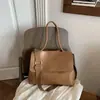 Bolsa de grande capacidade, nova coleção outono/inverno 2026, maleta retrô da moda, design único, bolsa de ombro feminina, bolsa transversal, bolsa grande, moderna
