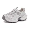 Zapatillas dad de moda estilo europeo para mujer, nueva colección otoño 2026, moda coreana, zapatillas casuales de suela gruesa
