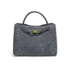 Novedad 2025 Bolso de Mano Casual con Lazo Esmerilado Moda Europea y Americana Bolso Cruzado Casual Bolso Tejido Popular en Internet de un Solo Hombro