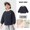 Jaqueta de Algodão para Meninos Europeus Inverno Mais Veludo Roupa Exterior 2026 Nova Roupa Infantil Crianças Bebê Criança Pequena Roupas de Inverno Top Roupas de Algodão