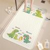 Alfombrilla Antideslizante para Baño con Dibujo Animado, Material de PVC Ecológico, Ventosas Fuertes, Alfombrilla con Ventosas Anticaídas para Bañera Infantil