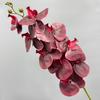 Phalaenopsis Simulada Venta al por mayor Transfronteriza Película de 9 Cabezas 3D Flor Artificial Phalaenopsis de Gama Alta Realista para Boda Se Puede Enviar en Nombre de Otros