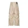 Pantalones de Trabajo Rectos Estilo Retro Americano Rumei para Hombre, Pantalones Jogger Casuales Sueltos de Pierna Ancha, Pantalones de Trabajo Paracaídas Estilo Pareja
