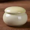 Mini Lata para Chá, Pote Pequeno de Cerâmica, Pote para Bálsamo Sólido, Pote para Pó, Caixa para Batom e Blush, Frasco Pequeno de Porcelana, Vaso Pequeno para Árvore da Fortuna