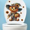 Calcomanías de Pared de Calabaza de Halloween Decorativas Sala de Estar Entrada Dormitorio Removibles PVC Autoadhesivas Pintura Envío 24-48 Horas