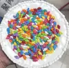 Cuentas Nudadas Lindas, Hilo de Lana, Cuentas Sueltas de Acrílico, Cuentas con Agujero Pasante, Cadena para Teléfono DIY, Collar, Accesorios para Joyería