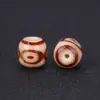 Cuentas Sueltas de Ágata Roja Natural del Tíbet, Cuentas Dzi Premium, Accesorios para Joyería DIY, Pulseras Tejidas a Mano, Collares, Cuentas Espaciadoras