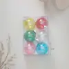 Sinfonía Navideña Set de Bolas Transparentes Adornos para Árbol de Navidad DIY Diseño de Escena Atmósfera Decoración Festiva Listo en Stock