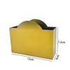 Base de Madera de Nogal Soporte para Servilletas de Acero Inoxidable Encimera de Barra de Hotel Soporte Vertical Cuadrado para Servilletas Restaurante Caja de Servilletas Comercial