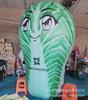 Modelo inflable de PVC para frutas y verduras aéreas, modelo inflable de repollo, repollo, sandía, melocotón, berenjena, champiñón, modelo de simulación