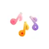 Color degradado elementos musicales notas sílabas accesorios de resina hecho a mano DIY pegamento de crema funda de teléfono hebilla de zapato material