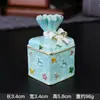 Caixa de Joias Esmaltada Doce Desenho Animado Fofo Criativo Caixa de Armazenamento para Anéis Brincos Ornamentos Acessórios para Casa Caixa de Armazenamento