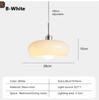 Luminária de Teto de Madeira Vintage na Cor Persimmon Creme para Hall de Entrada, Corredor, Varanda, Lavabo ou Quarto