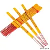 Tres varillas de bambú para incienso especial de Qingming dorado adorar dios dios del hogar dios de la riqueza primer día quemador de incienso audaz festival Qingming pequeño