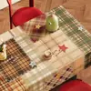 Toalha de Mesa para Mesa de Jantar Retrô Americana Impermeável à Prova de Óleo Sem Lavar Novo Estilo 2026 Toalha de Mesa para Mesa de Centro Sala de Estar com Toque de Luxo Leve