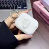 Funda para Auriculares con Hebilla de Cierre de Patrón de Concha Adecuada para AirPods Pro3 Auriculares Apple Funda Protectora Transparente Estilo de Moda y Tendencia