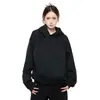 AW8830 High Street Estilo Americano Unisex Color Sólido Diseño Estructurado Moda Urbana Sudadera con Capucha Holgada para Hombre