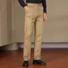 Calça Casual Masculina de Alta Qualidade 2026 Outono Novo Estilo Elástica Reta Solta Calça Social para Meia-idade Calça Longa Venda por Atacado