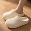 Pantuflas Impermeables de Algodón Eva para Mujer Estilo Nuevo 2026 para Interior Hogar Antideslizantes No Huelen Suela Gruesa Antideslizantes para Exteriores Pantuflas de Algodón para Hombre