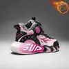 Zapatos para Niños 2026 Primavera/Otoño Nuevos Ligeros Amortiguadores Zapatos Deportivos Infantiles Niños Grandes Superficie de Cuero Antideslizantes Zapatos de Baloncesto para Estudiantes