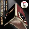 Funda con Soporte para Teléfono Huawei Matex7 X7 Cobertura Total de Lente Carga Magnética Bisagra de Doble Eje Funda Protectora