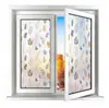 Película de Vidrio Floral Estilo Francés Vintage para Ventanas de Baño, Película Estática Anti-Miradas Mate para Ventanas de Cocina