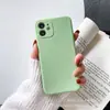 Adecuado para iPhone12Pro Apple 13 carcasa de teléfono móvil agujero fino mate borde recto pegamento flexible SE3 funda suave todo incluido XR cubierta