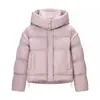 Atacado de Moda Feminina Transfronteiriça 2026 Inverno Nova Moda Solta Estilo Curto Gola Alta Com Capuz Quente Slim Fit Jaqueta de Algodão