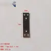 Código de Esquina Plana Cuadrada Engrosada Escuadra de Una Sola Palabra Plana Recta Conector de Chapa de Hierro Soporte Fijo para Muebles