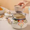 Tetera de Esmalte para Comercio Exterior, Tetera Vintage para Agua Fría, Tetera Doméstica con Capacidad de 2.5L, Tetera de Esmalte en Varios Diseños y Colores