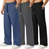 2026 Amazon Pantalones de Verano de Color Sólido para Hombre Multicolores Moda Rectos Simples Deportivos Modernos Versátiles Casuales