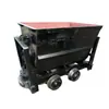 Vagoneta minera tipo MGC de tipo fijo personalizada, soldada con placa de acero engrosada de alta resistencia, utilizada para el transporte subterráneo de carbón y el transporte de escoria de carbón en minas de carbón