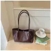Bolsa Cruzada Nueva para Mujer 2026 Gran Capacidad Color Sólido Versátil de Moda Bolso Tote para Hombro Bolso de Viaje para Mujer