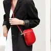 Mini Bolso tipo bandolera para teléfono móvil de cuero genuino para mujer 2021 Nueva moda Simple Capa superior Cuero vacuno Hombro Cruzado Bolso pequeño