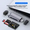 Leitor de cartão CF TC telefone celular tablet três-em-um USB alta velocidade SD/TF laptop leitor de cartão multifuncional