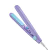 Dormitório mini alisador de cabelo multi-color tala aquecimento rápido não machuca o cabelo placa de cerâmica franja clipe reto dupla utilização com concha de plástico