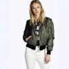 Chaqueta corta con cremallera de color liso, nueva, de otoño e invierno, estilo europeo y americano, 1196 ebay AliExpress 2016.