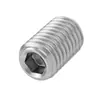 Tornillo de Ajuste para Arroz Estilo Americano con Punta de Taza de Acero Inoxidable 304 #2 #4 1/4 Base Hexagonal Interior Tornillo Prisionero Cabeza de Arroz 3/8-16