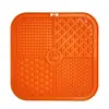Tapete de lamber de silicone de grau alimentício, formato quadrado, tapete de alimentação lenta para gatos e cães, com ventosas, educativo, exclusivamente para vendas transfronteiriças, disponível diretamente da fábrica
