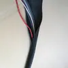 Negro Abierto PET Velcro Red tejida gestión de red gancho de lana pasta coche disipación de calor aislamiento arnés de cableado carcasa protectora